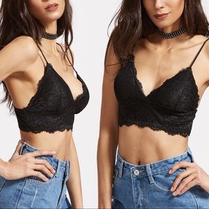 🚨—SOLD OUT—🚨 Black Lace Bralette